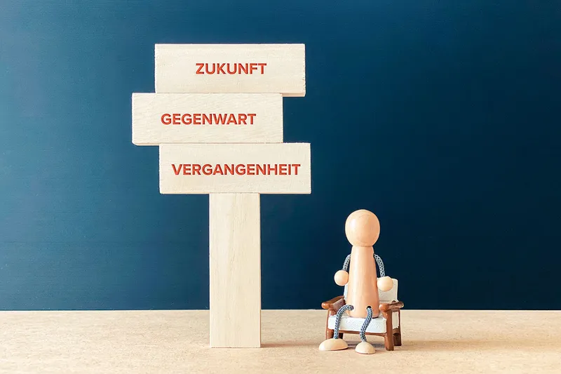 Gibt es einen Zusammenhang zwischen unserem Wohlbefinden und unserem Blick auf die Vergangenheit, Gegenwart und Zukunft?