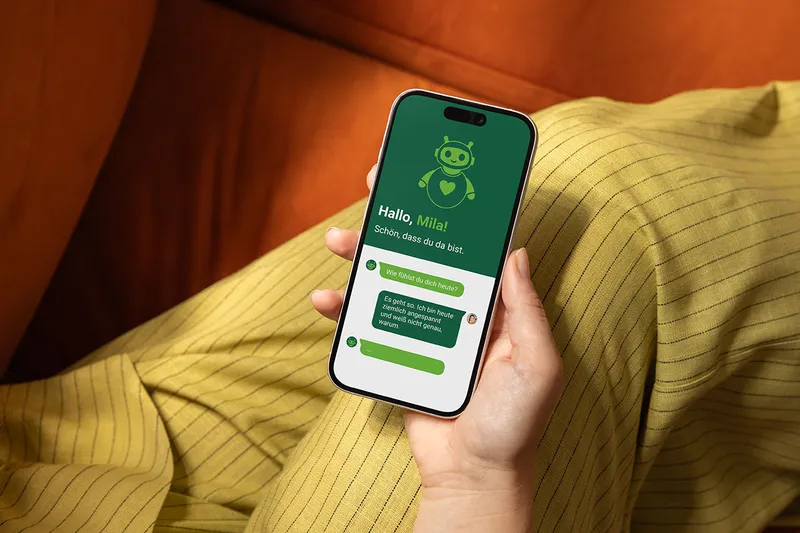 Helfen therapeutische KI-Chatbots bei Depressivität, Angst und Stress?