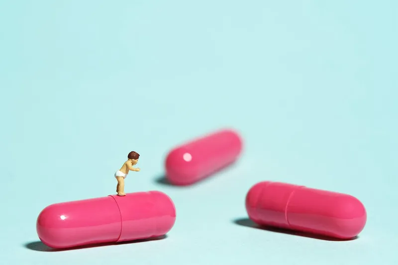 Ist das Risiko für ADHS bei Babys höher, die sehr früh Kontakt mit Antibiotika hatten?