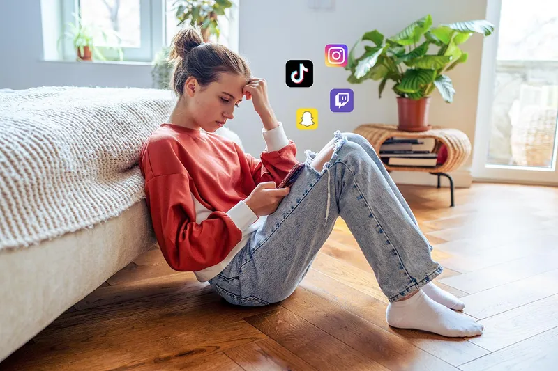 Haben Jugendliche, die mehr Zeit in sozialen Medien verbringen, häufiger Depressionen?